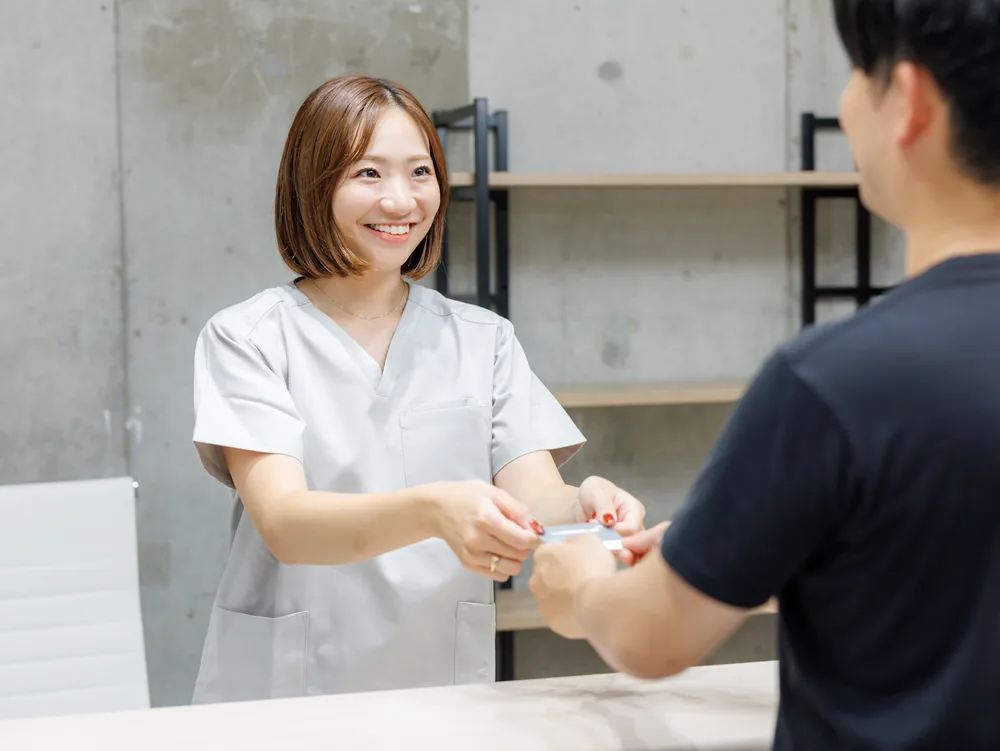 受付の様子
